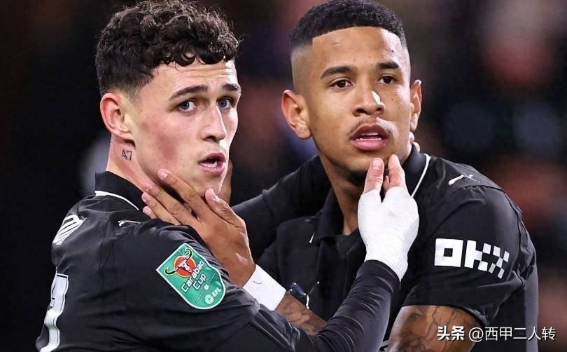 皮球击中横, 短传配合后, 曼城在该项